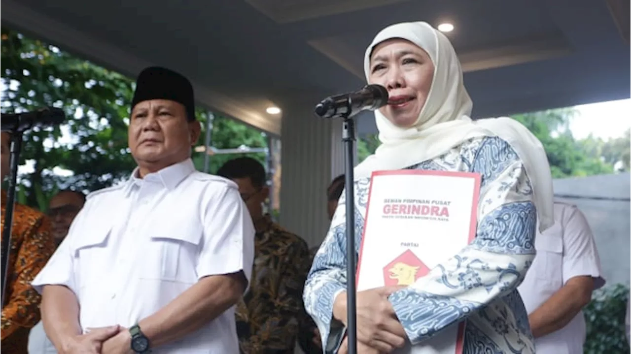 Khofifah Usul Evakuasi 1.000 Korban Gaza ke Ponpes Jatim, Prabowo Bakal Lapor Jokowi