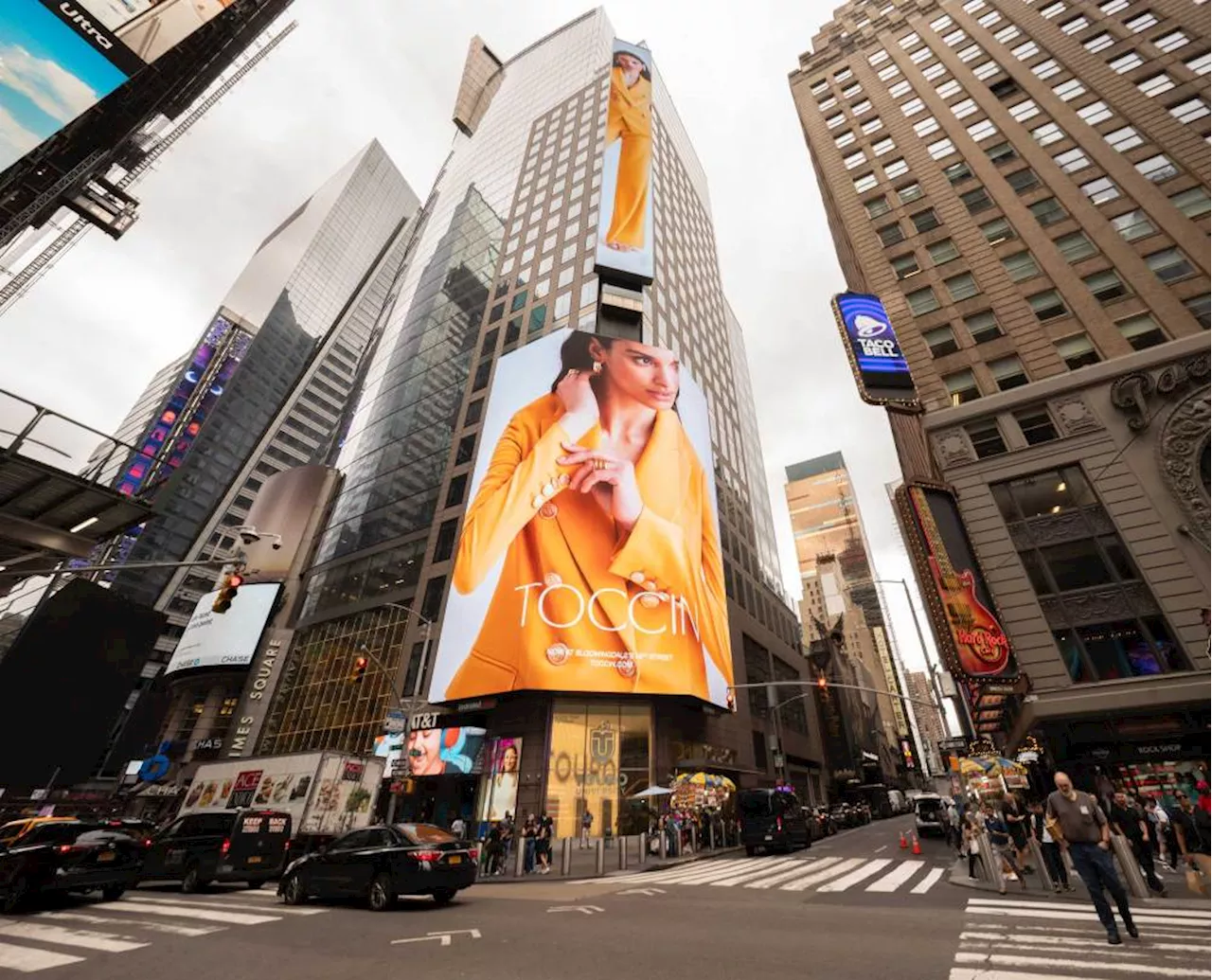 Toccin Celebrates Splashy Times Square Billboard and Major Business Milestones