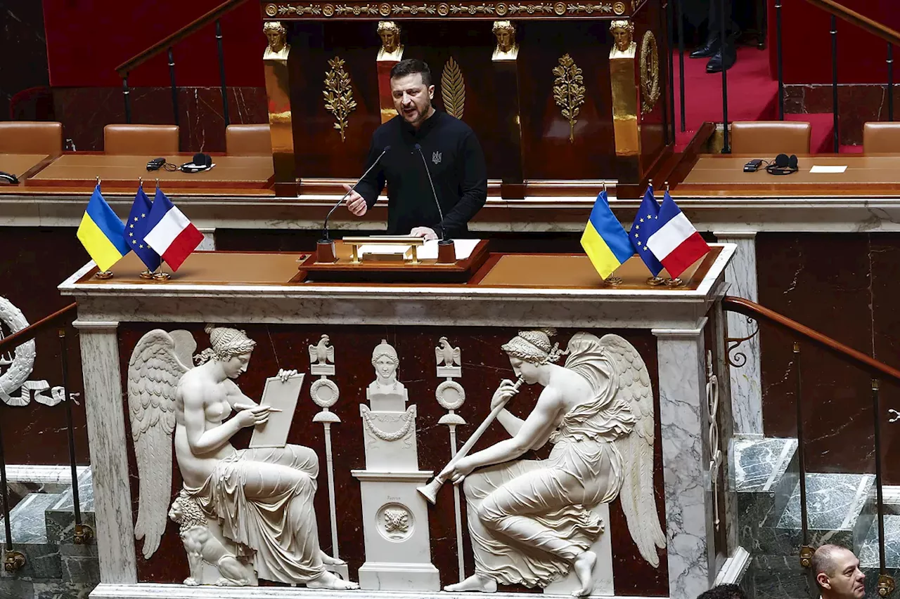 Volodimir Zelenski, en la Asamblea francesa: 'Europa ya no es un continente de paz'