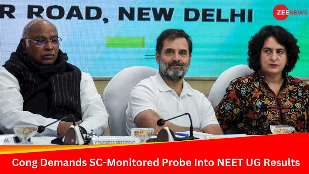 NEET UG Results: Congress Demands SC-Monitored Probe Into 2024 Exam Irregularities