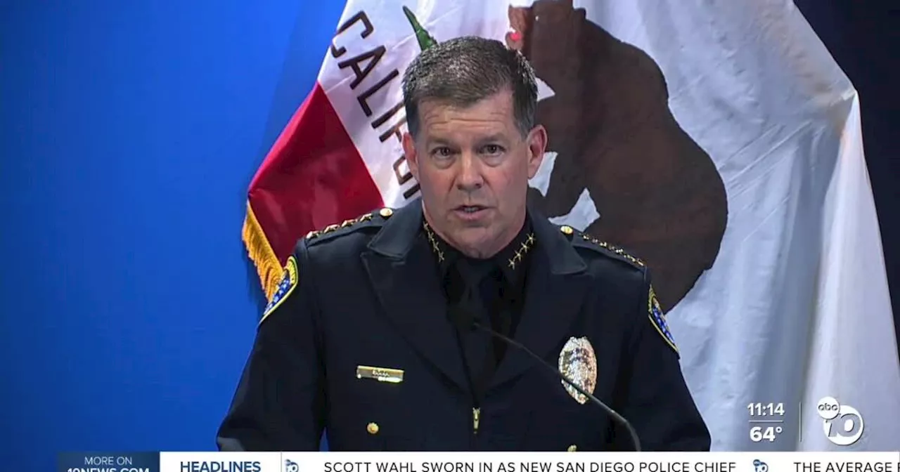 Chief Scott Wahl officially sworn into role as new head of San Diego Police Department