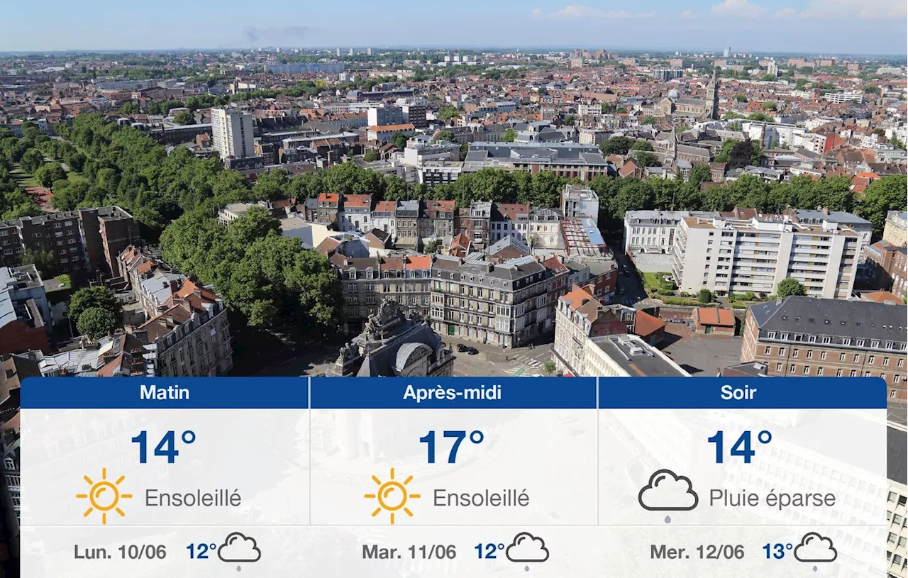 Météo Lille: prévisions du dimanche 9 juin 2024