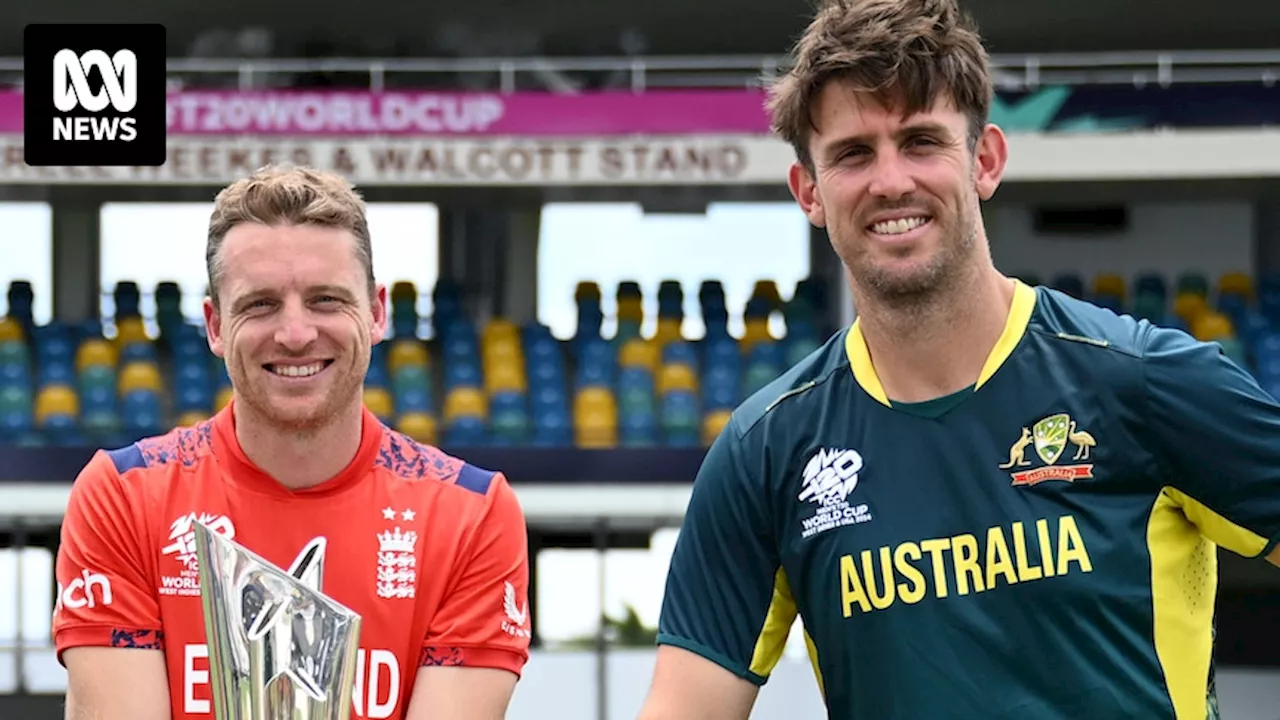 Live updates: T20 Cricket World Cup, Australia vs England at Kensington Oval in Bridgetown