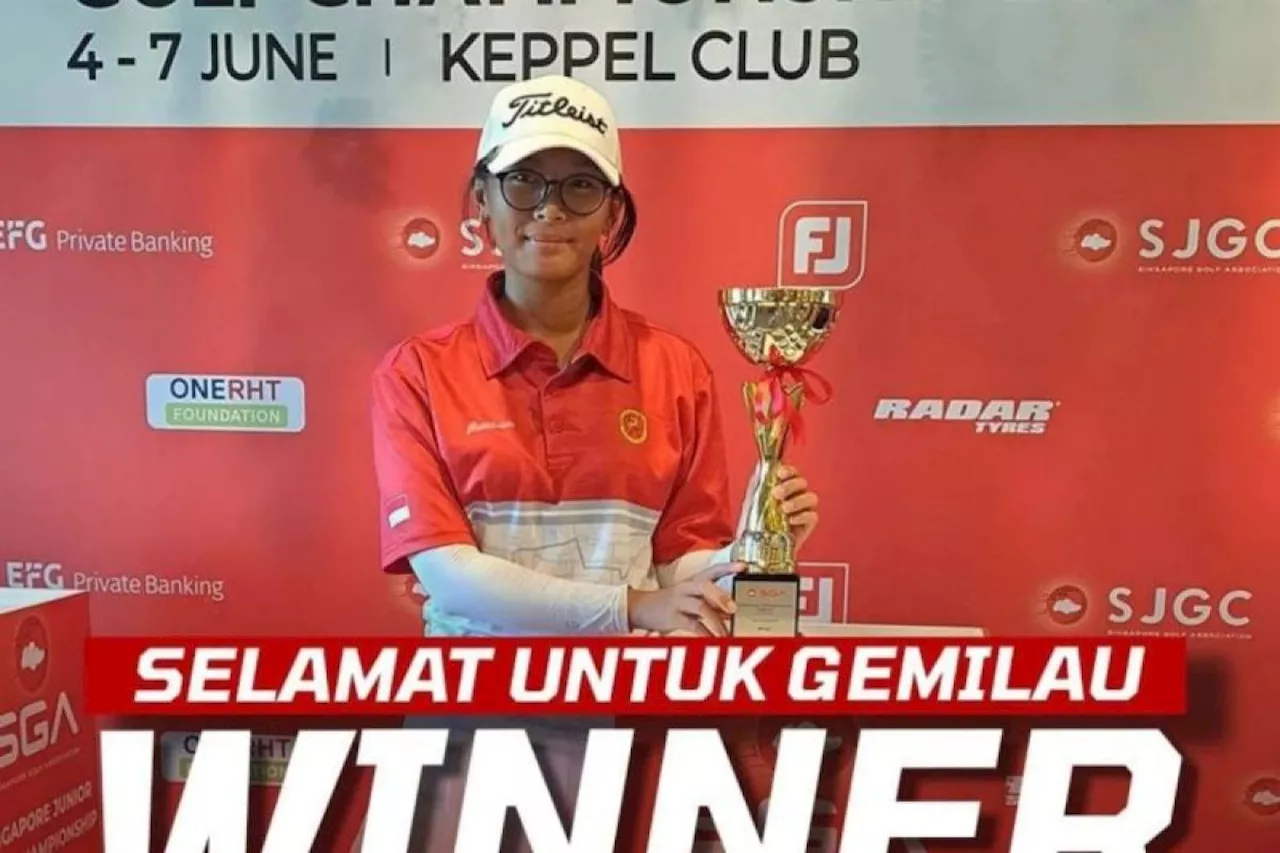 Gemilau Joanne raih juara Singapore Junior Golf Championship 2024