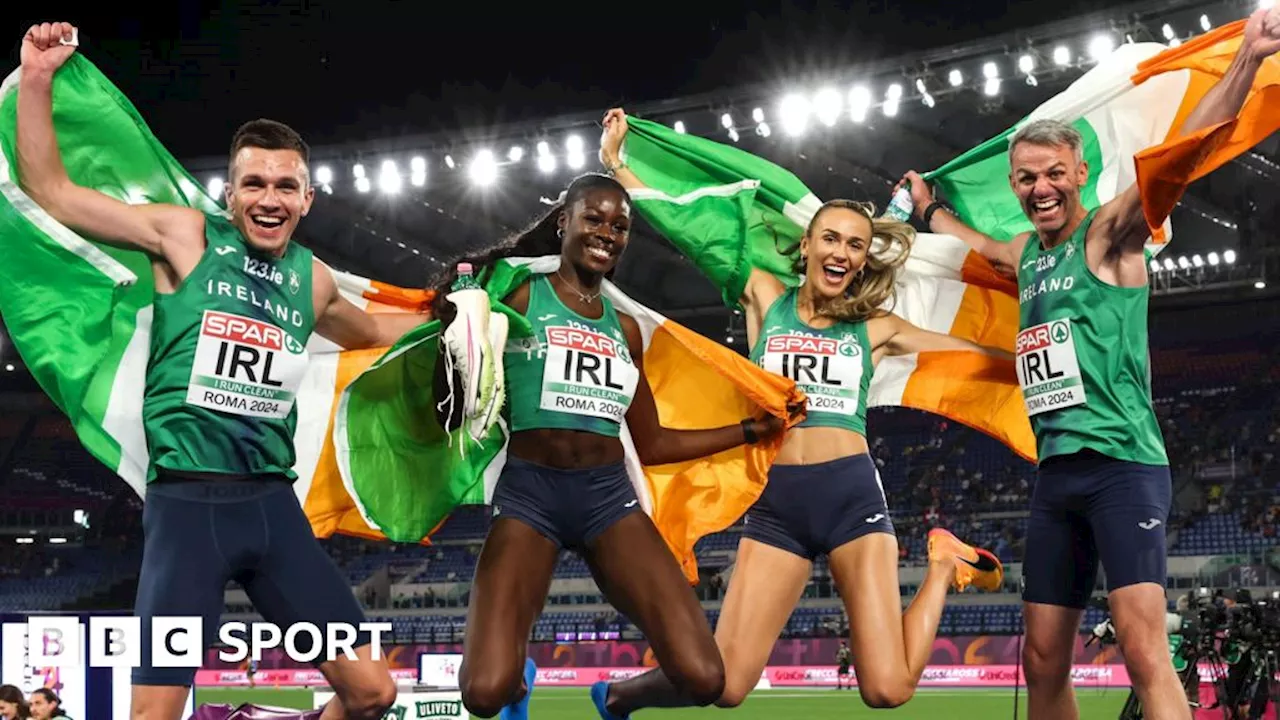 European Athletics Championships: Ireland's 4x400m mixed relay gold medal 'unbelievable'