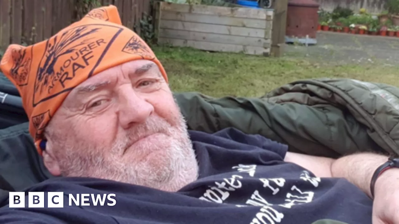 Lincoln grandad spends 14 years camping in garden