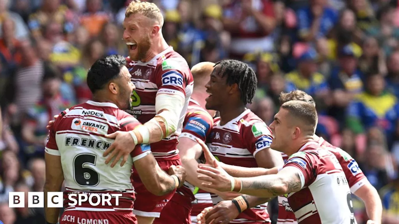 Challenge Cup final: Wigan Warriors beat Warrington Wolves at Wembley