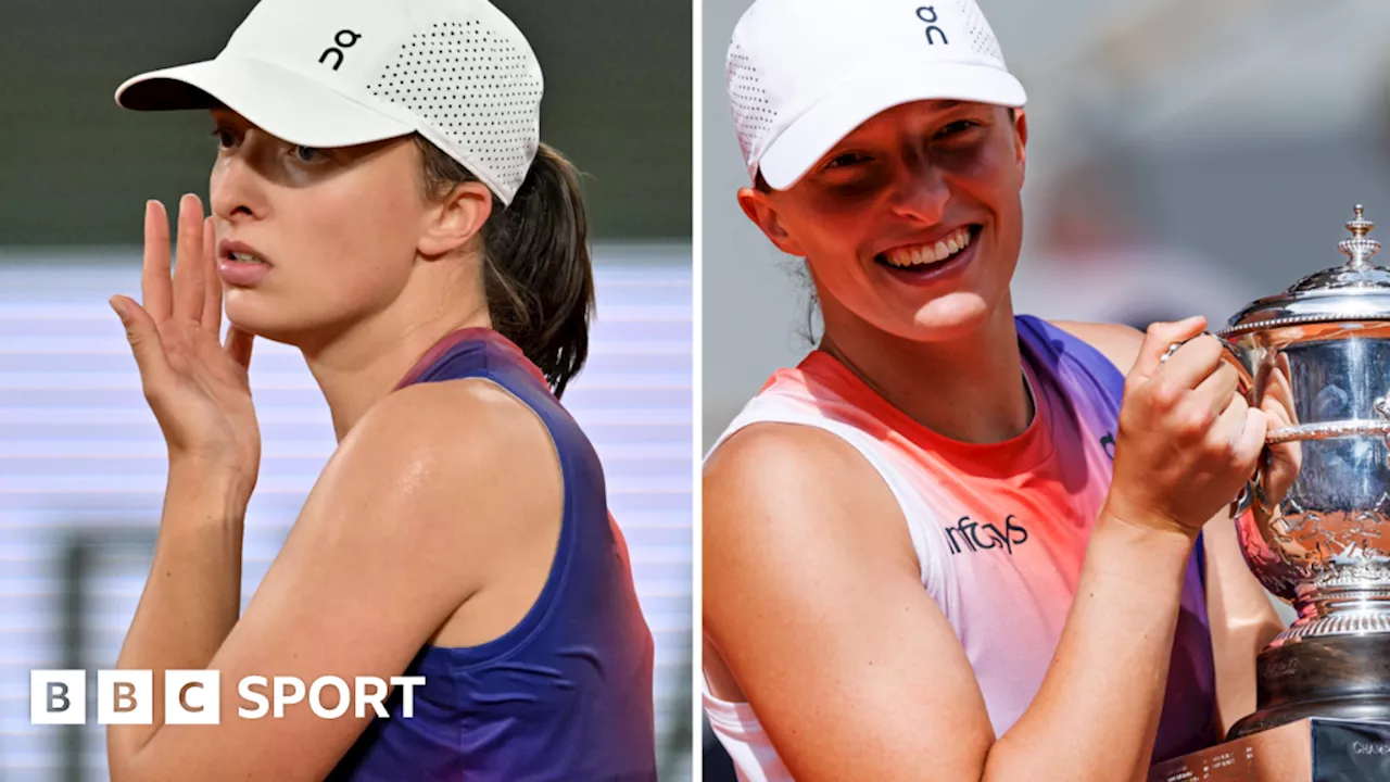 French Open 2024: From stress to serenity - how Iga Swiatek won 'surreal' fifth major