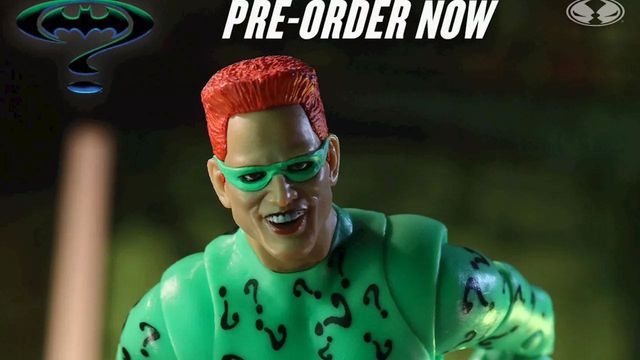 Jim Carrey's Riddler Lives on with McFarlane Toys Batman Forever Wave