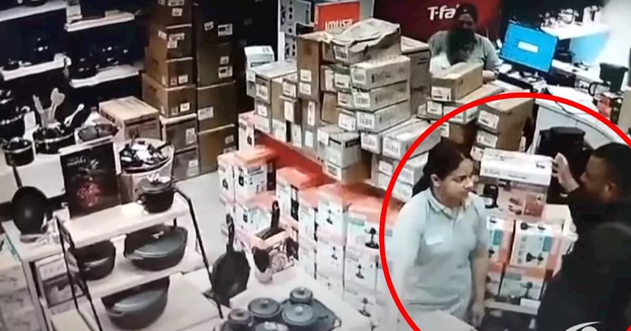 Revelan impactante video del feminicidio de Stefanny Barranco en el centro comercial Santafé