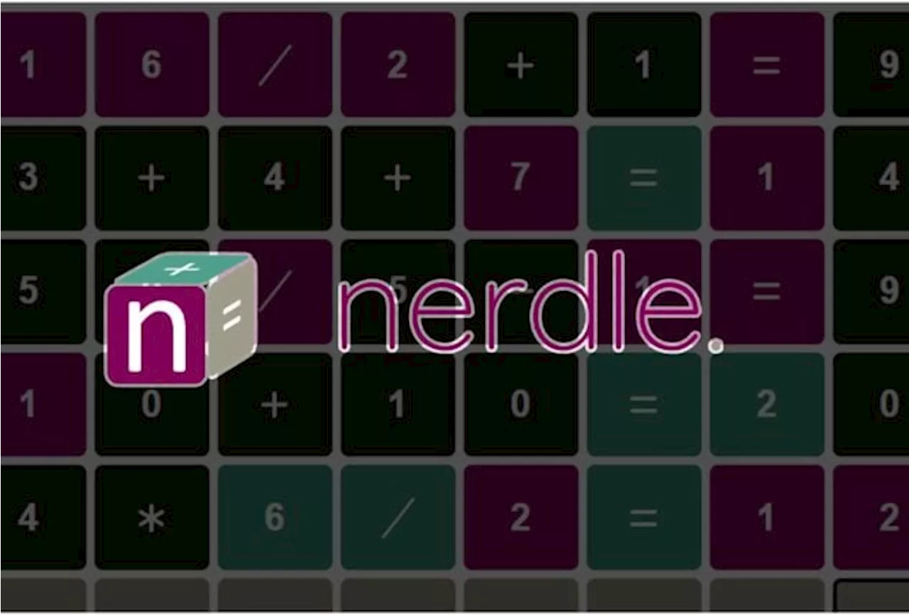 Nerdle Answer Today: Saturday 8th June 2024