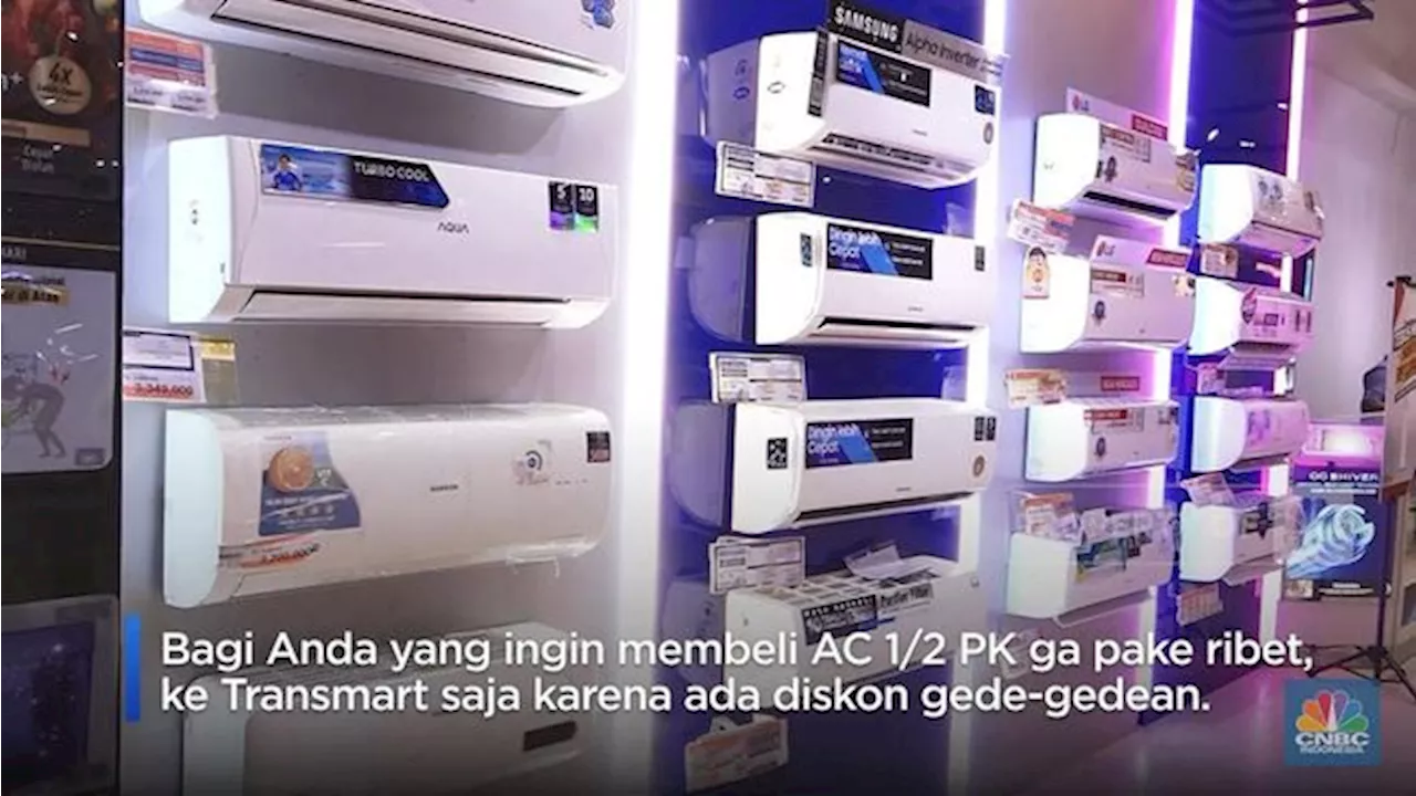 Transmart Jual AC 1/2 PK Cuma Rp 2 Jutaan + Gratis Pipa & Instalasi