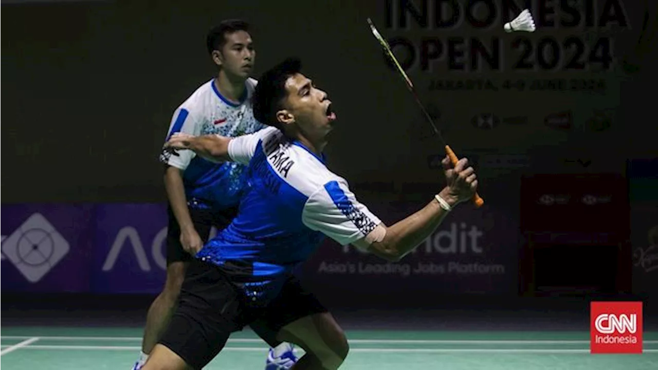 Jadwal Wakil Indonesia di Indonesia Open: Sabar/Reza vs Wakil Malaysia