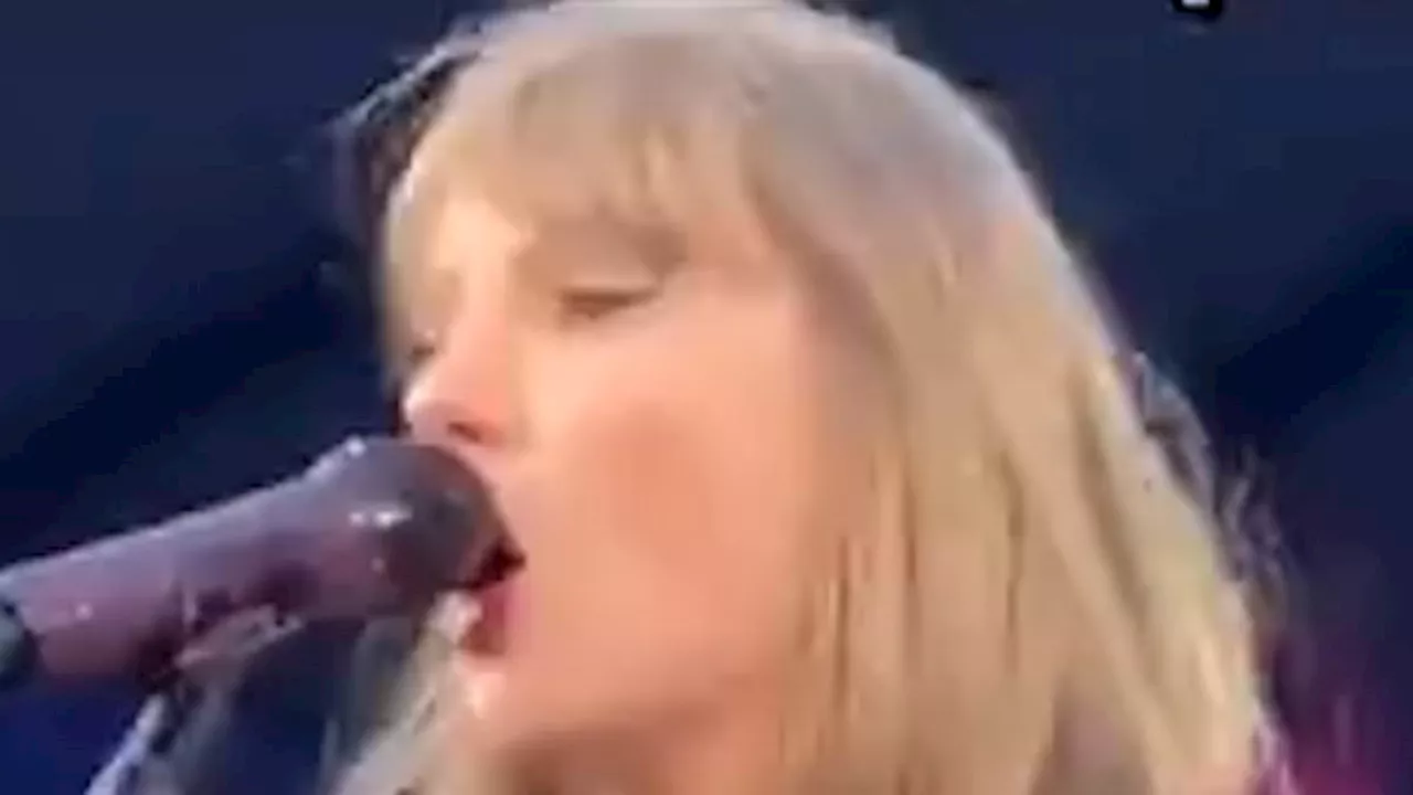 Taylor Swift pauses her opening UK gig in Edinburgh after noticing a distressed fan in the crowd -...