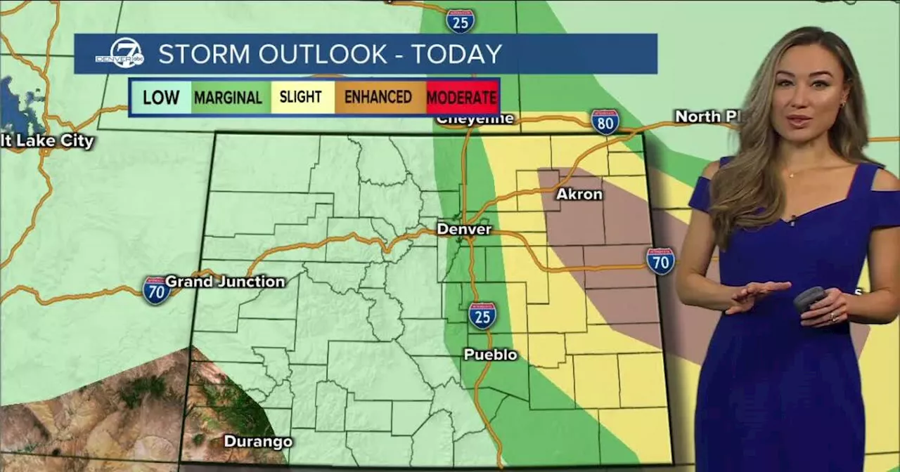 Severe storms likely Saturday, bringing large hail and strong winds to Denver, eastern plains