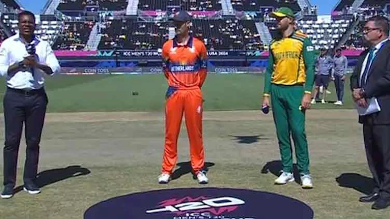 T20 World Cup 2024: South Africa opt to bowl first against Netherlands