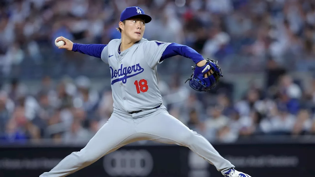 Yoshinobu Yamamoto stifles Yankees as Dodgers win in extras