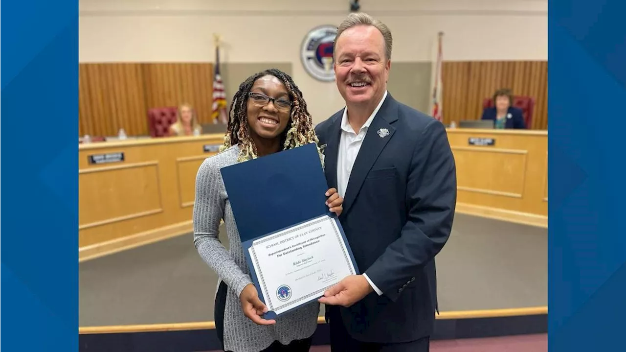 Orange Park teen graduates with perfect attendance from kindergarten through 12th grade