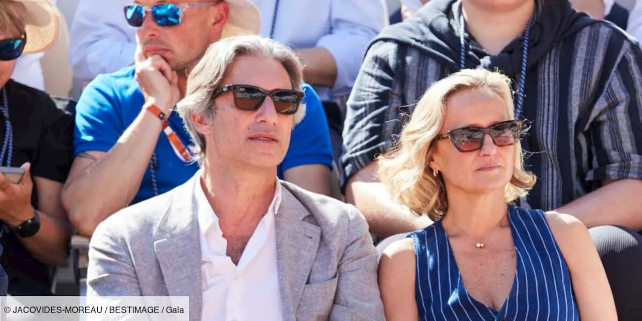 Caroline Roux et son mari Laurent Solly, un couple chic sous le soleil de Roland-Garros