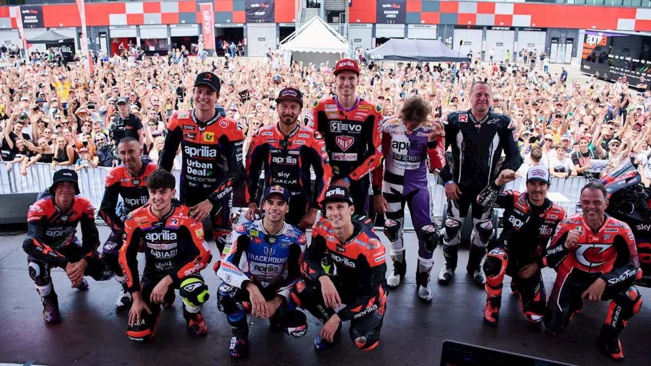 Aprilia All Stars: parata di campioni a Misano