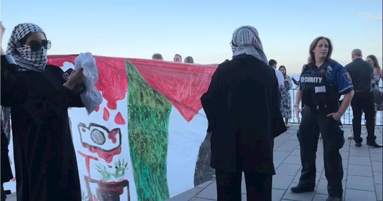 Pro-Palestinian protesters in Kingston disrupt Queen’s medical convocation