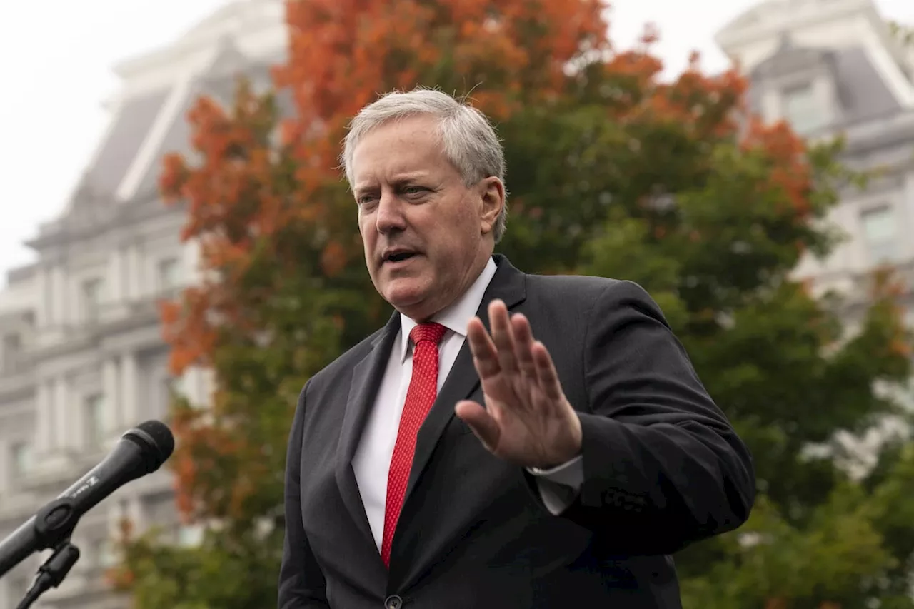 Former Trump chief of staff Mark Meadows pleads not guilty in Arizona's fake elector case