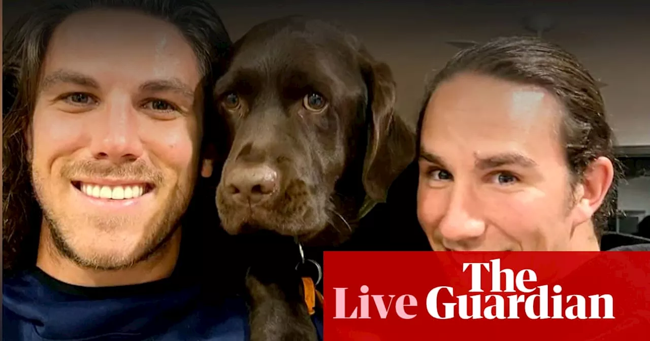 Australia news live: Perth brothers Callum and Jake Robinson farewelled; flood-affected residents in NSW urged to take care