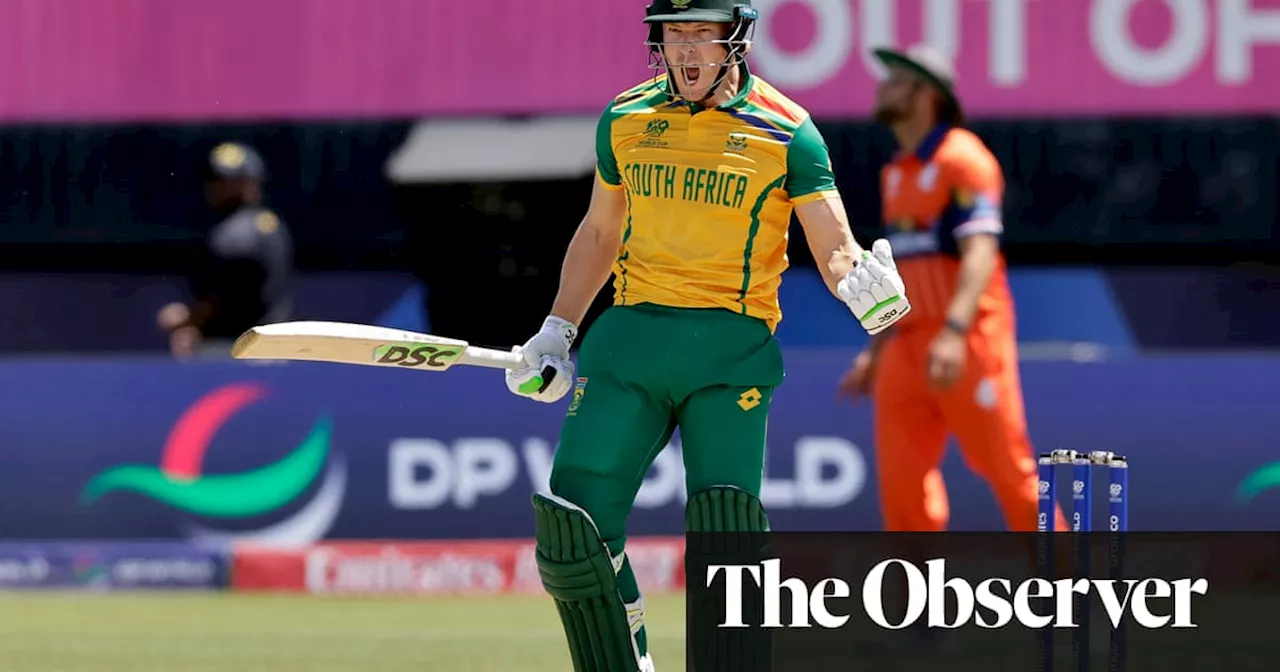 David Miller inspires South Africa to T20 World Cup win over Netherlands