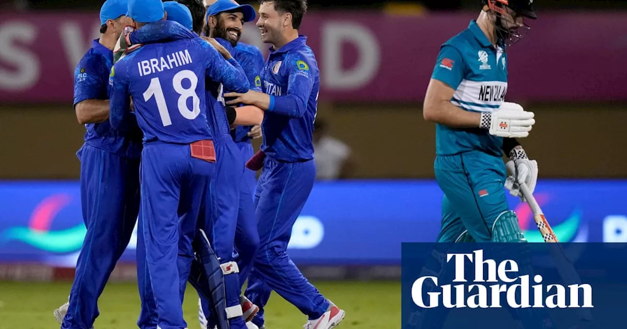 New Zealand collapse to hand Afghanistan victory in latest T20 World Cup upset