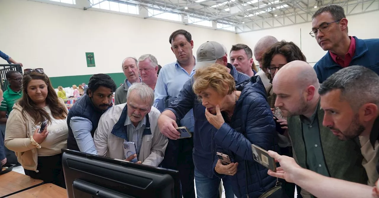 In pictures: The count begins in Ireland's elections as politicians await fate