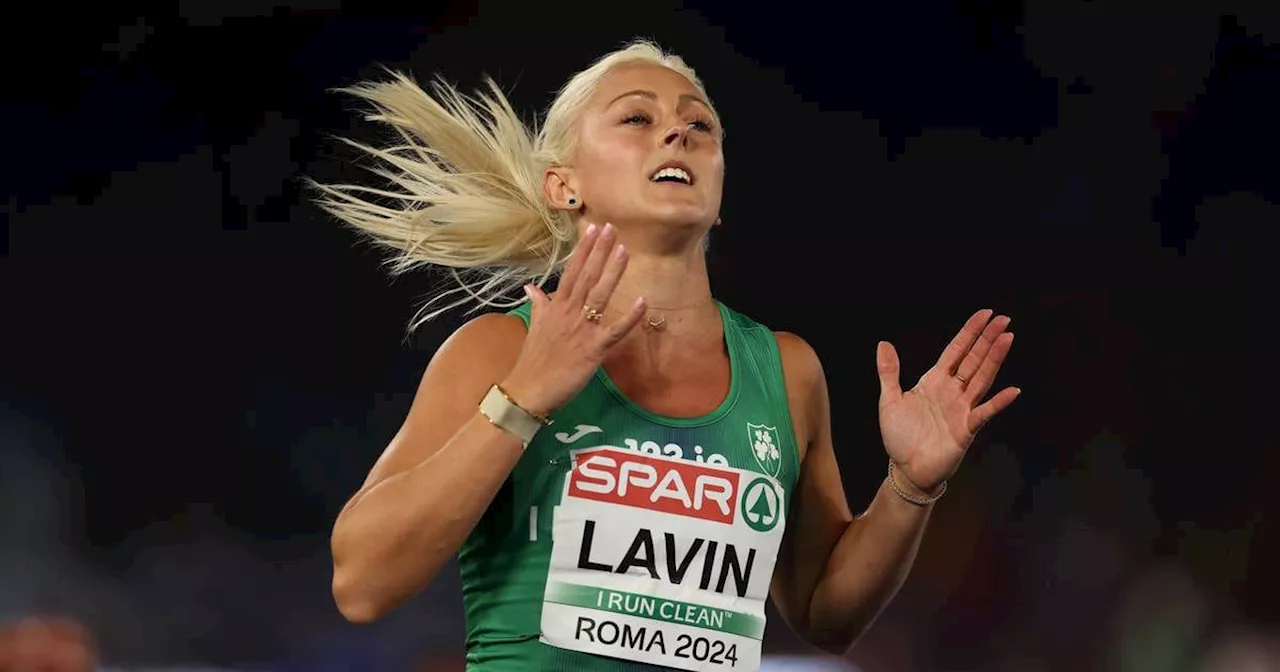 Sarah Lavin clips hurdle to finish seventh best in Europe