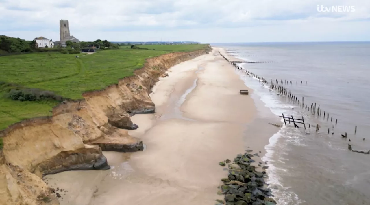 Coastal erosion: The Norfolk village making 'one last stand' to save some homes and businesses