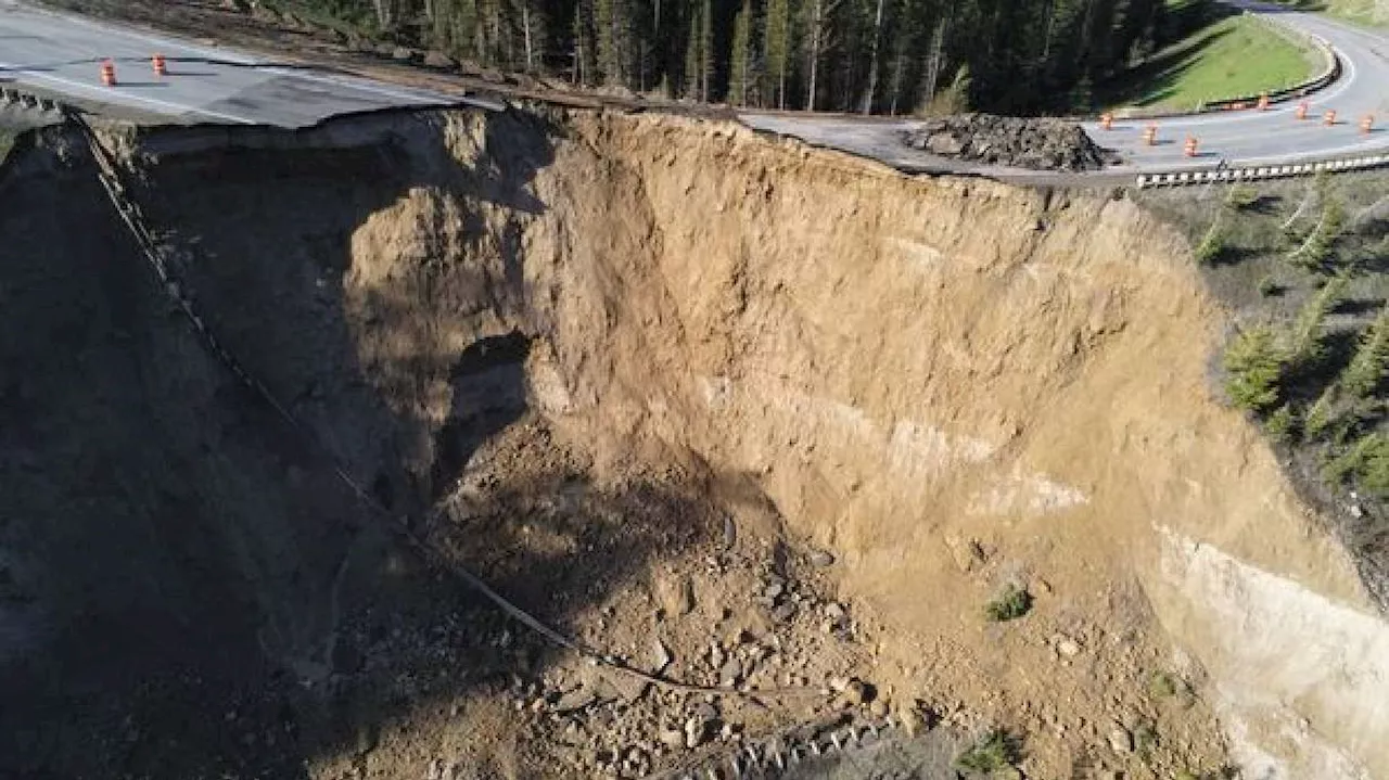 Stunning photos show 'catastrophic failure' of Wyoming's Teton Pass