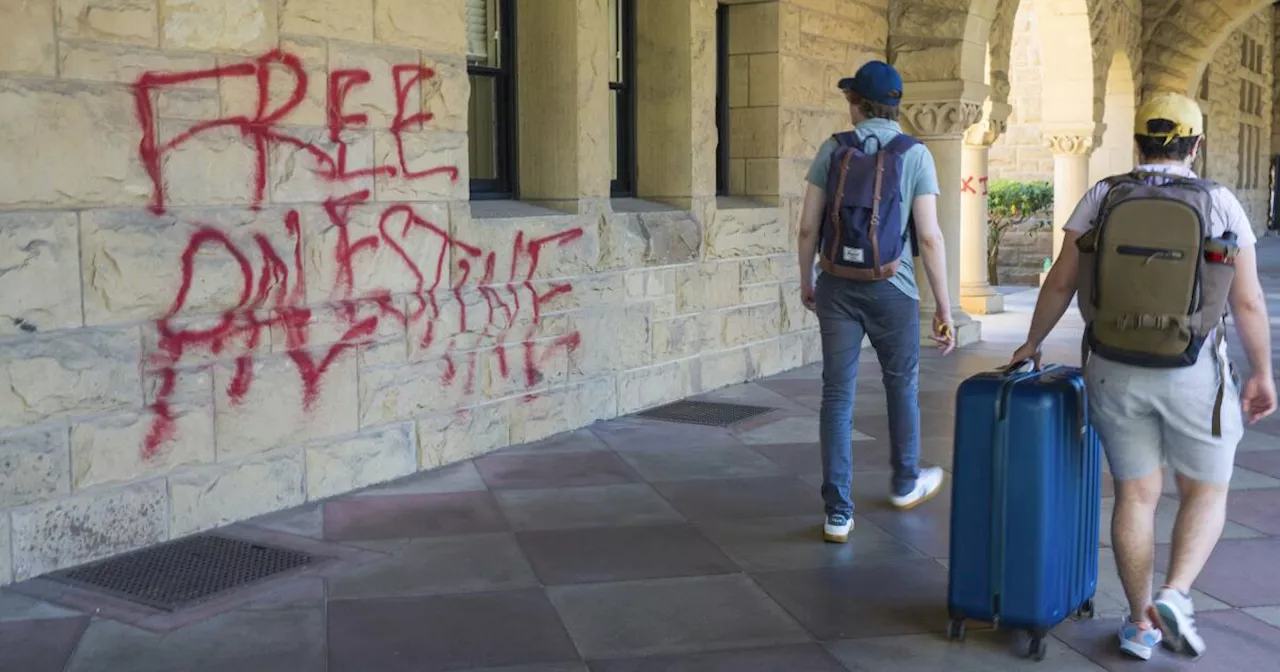 Stanford arrests 13 pro-Palestinian protesters, asks D.A. to file felony burglary charges