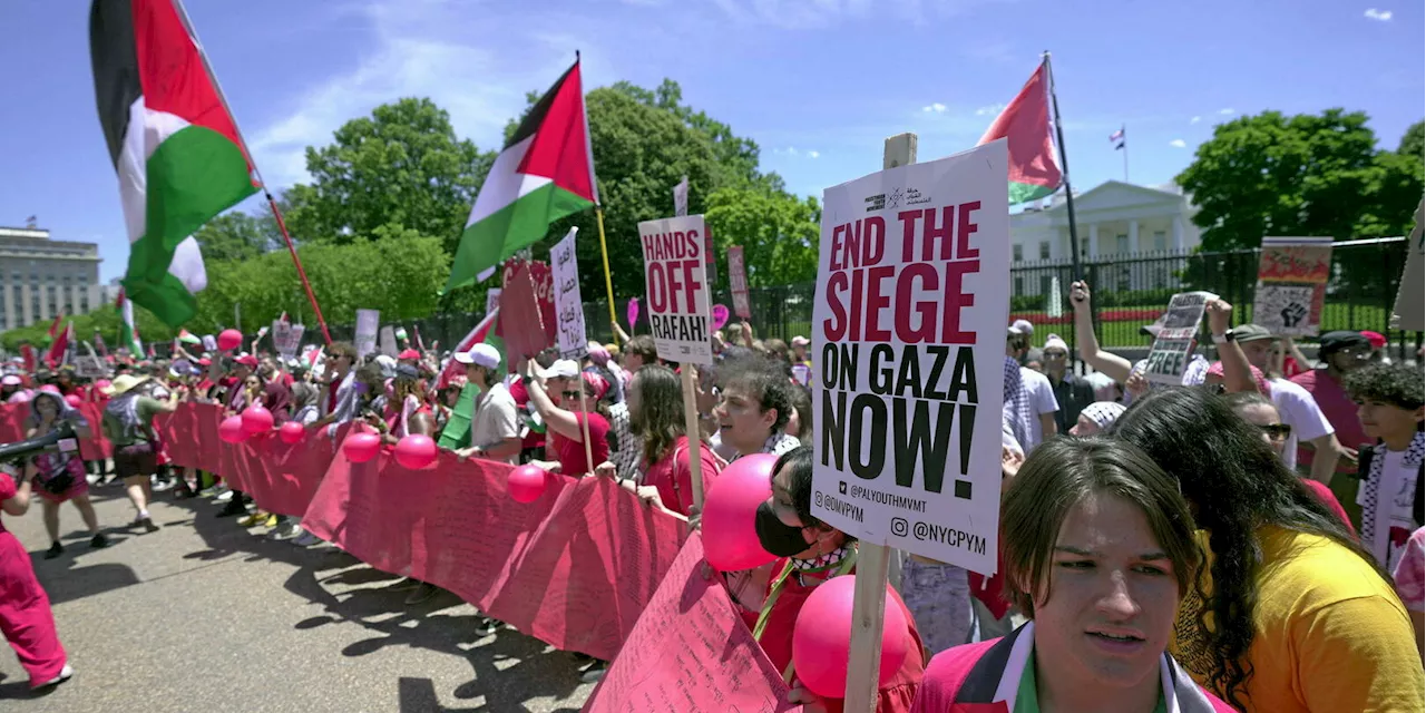 Des milliers de manifestants pro-palestiniens à Washington contre Biden