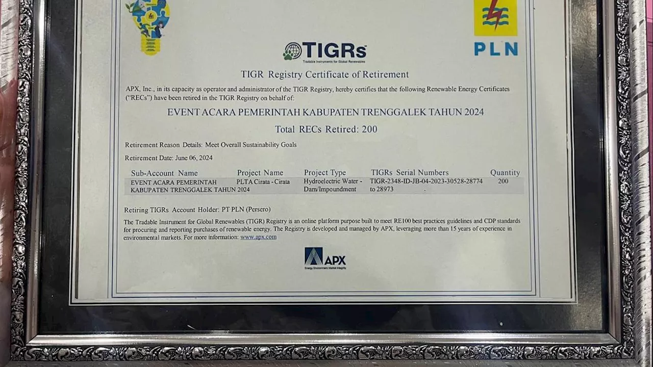 Kehebohan Gala Dinner APKASI dan CALD: Trenggalek Jadi Kabupaten Penerima Renewable Energy Certificate