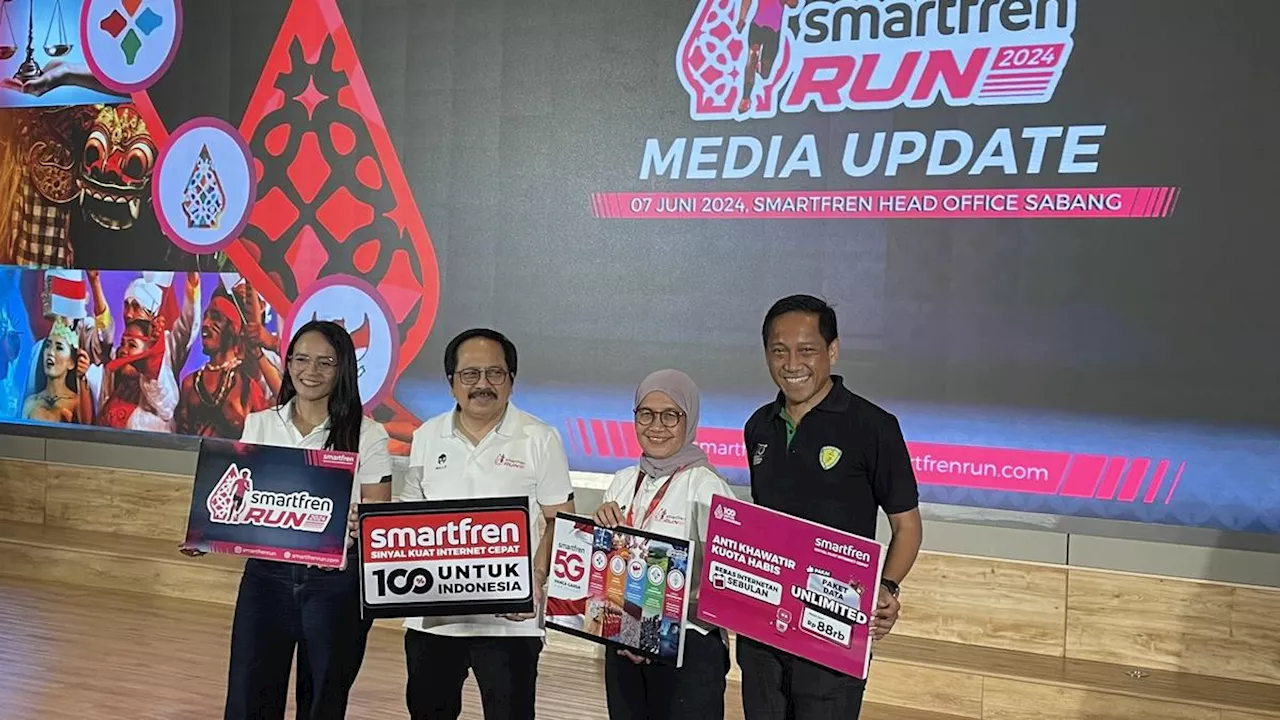 Smartfren Gelar Smartfren Run 2024, 3.000 Orang Lari Bareng Berhadiah Total Rp 200 Juta