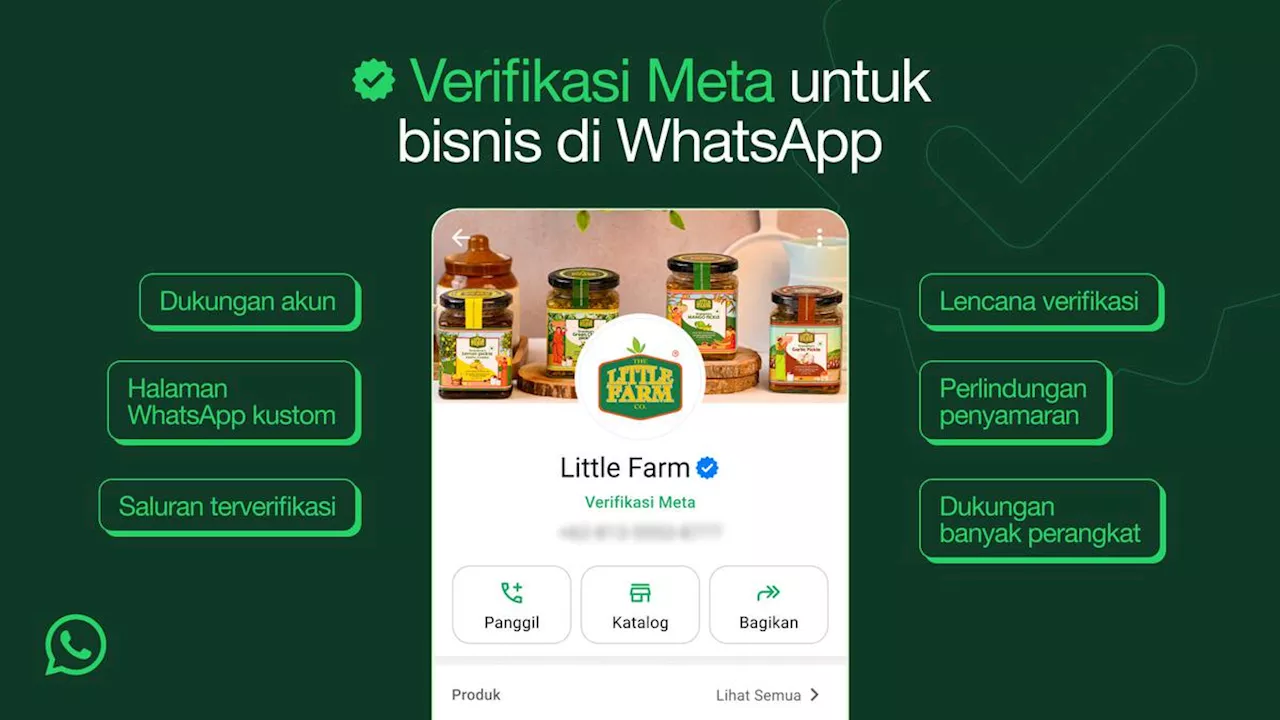 WhatsApp Bisnis Kini Lebih Terpercaya dengan Verifikasi Meta