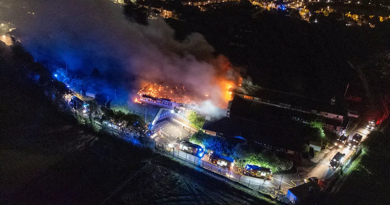 LIVE Blackpool fire updates as road remains closed in both directions