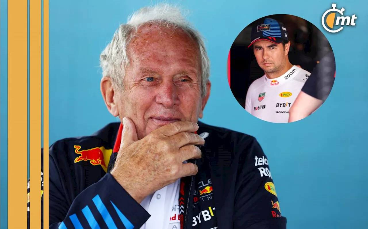 Helmut Marko arremete contra Checo tras 'qualy' de GP de Canadá: 'Tiene problemas psicológicos'