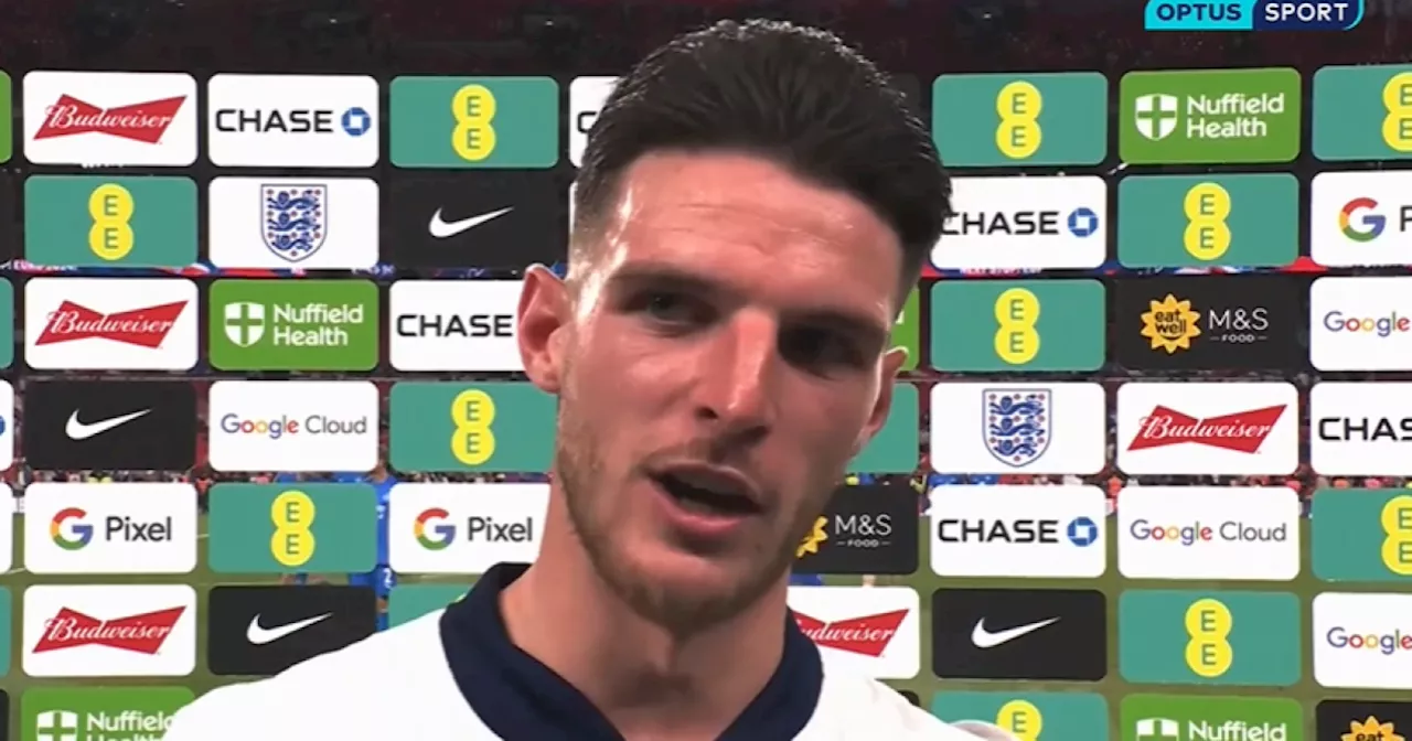 Declan Rice slams critics of Man Utd star after England setback