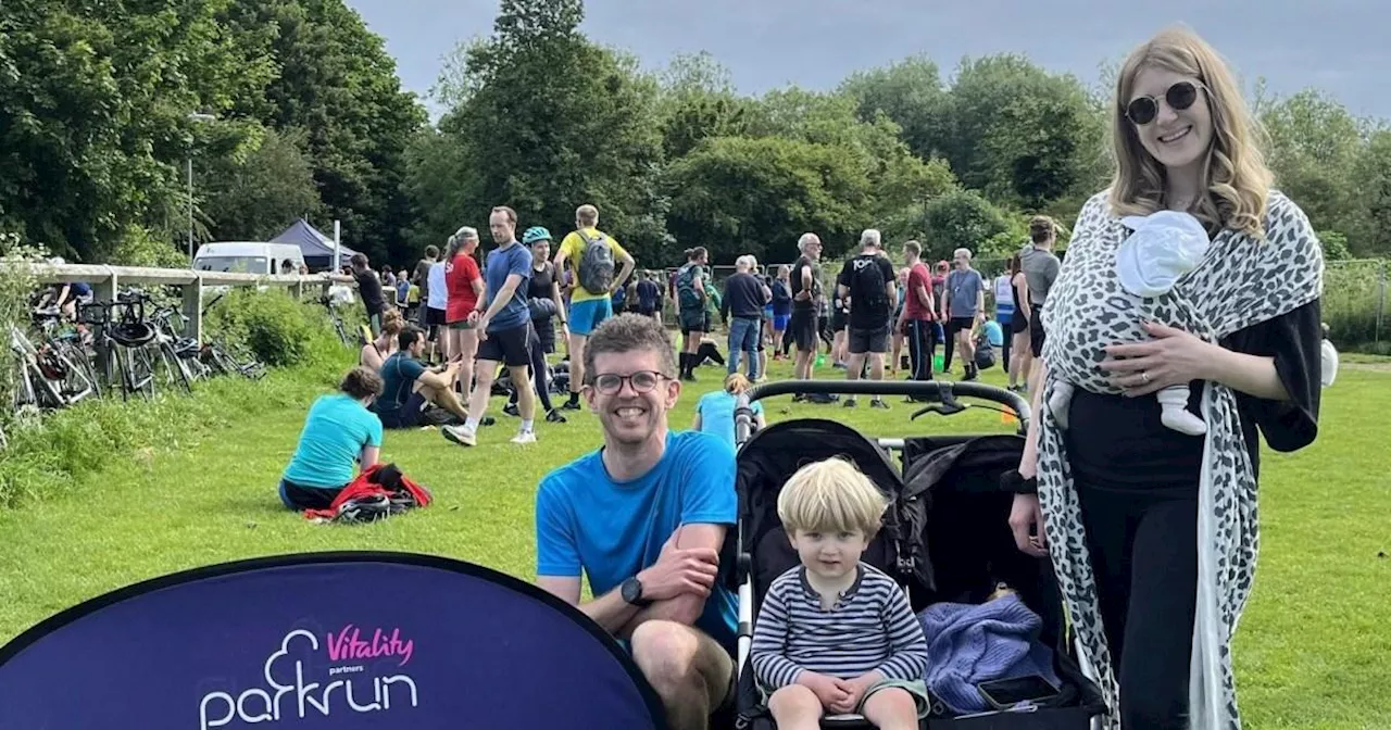 12 days after giving birth, I went on a parkrun with my baby