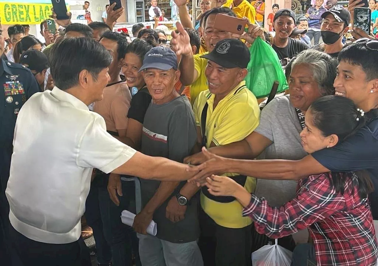 PBBM distribute government aid to farmers and fisherfolks in Bicol