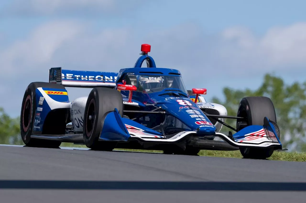 Lundqvist says “crazy” maiden IndyCar pole reminds him of UK racing days