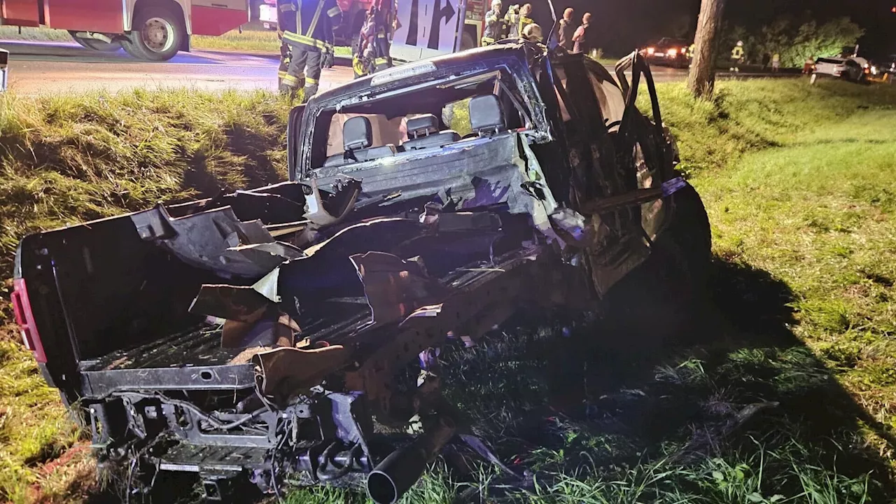 Bild des Grauens: Verkehrsunfall auf der B10 forderte drei Verletzte