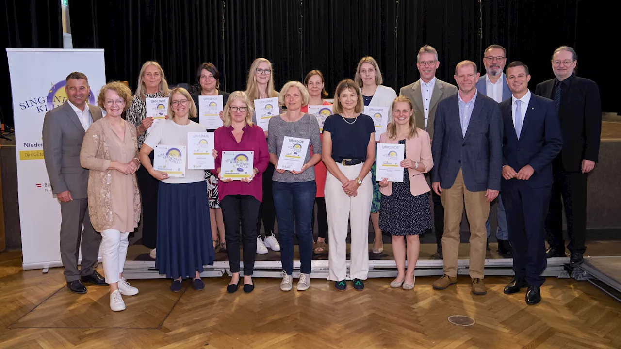 Sieben Schulen im Bezirk Scheibbs sind „Singende Klingende Schule“