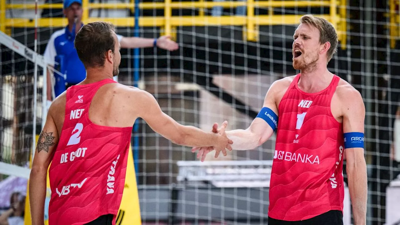 Olympisch beachvolleyduo Boermans/De Groot naar halve finales in Ostrava