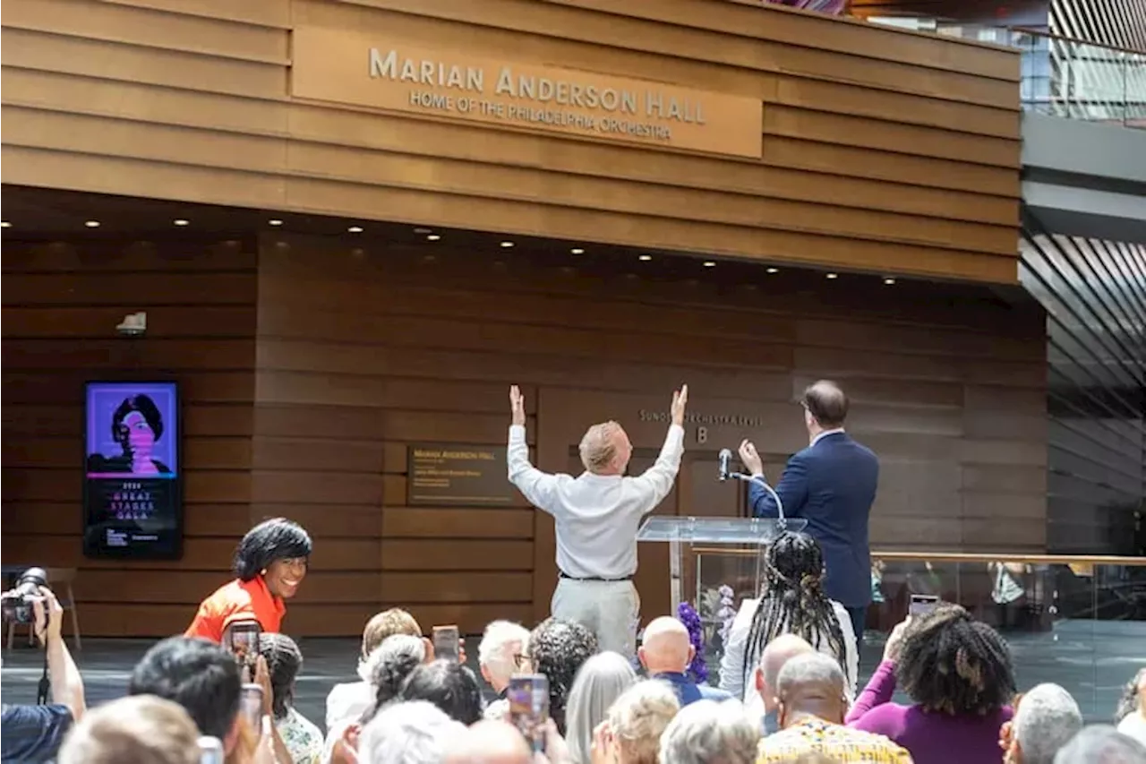 It’s official: the Philadelphia Orchestra’s home is now Marian Anderson Hall