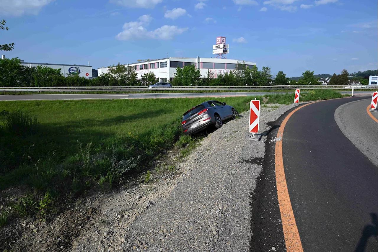 Oberbüren SG: Selbstunfall auf Autobahn A1 – Autofahrerin (29) alkoholisiert