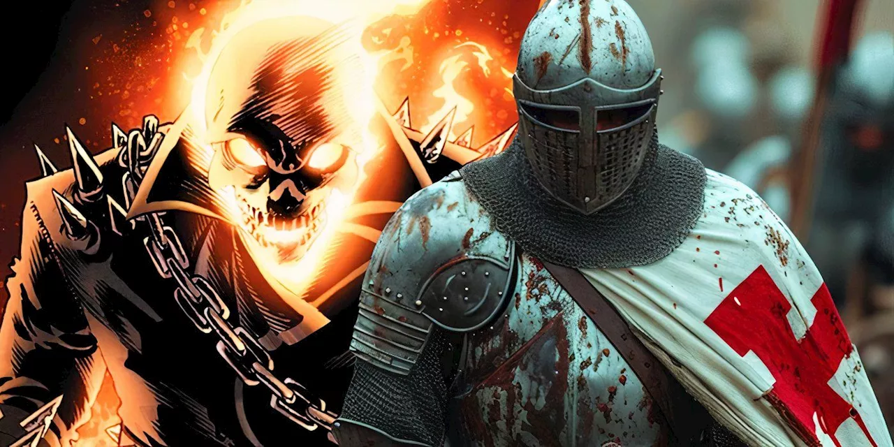 Ghost Rider Is Redesigned as a Fiery Medieval Knight in Blistering Fanart